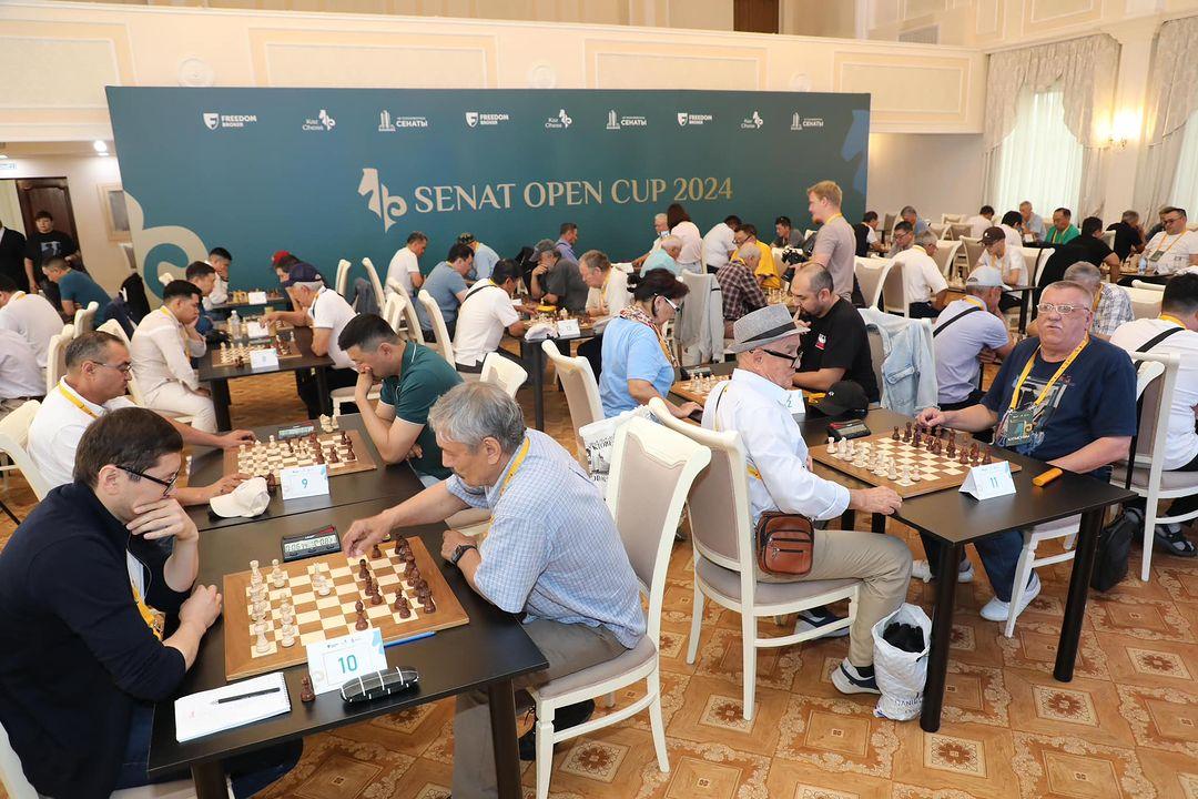 Турнир по шахматам «Senat Open Сup» проходит в Казахстане