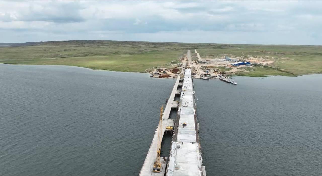 В Восточном Казахстане строят самый длинный мост