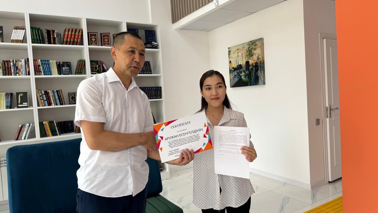 Астанада жас журналистерге сертификаттар табыс етілді