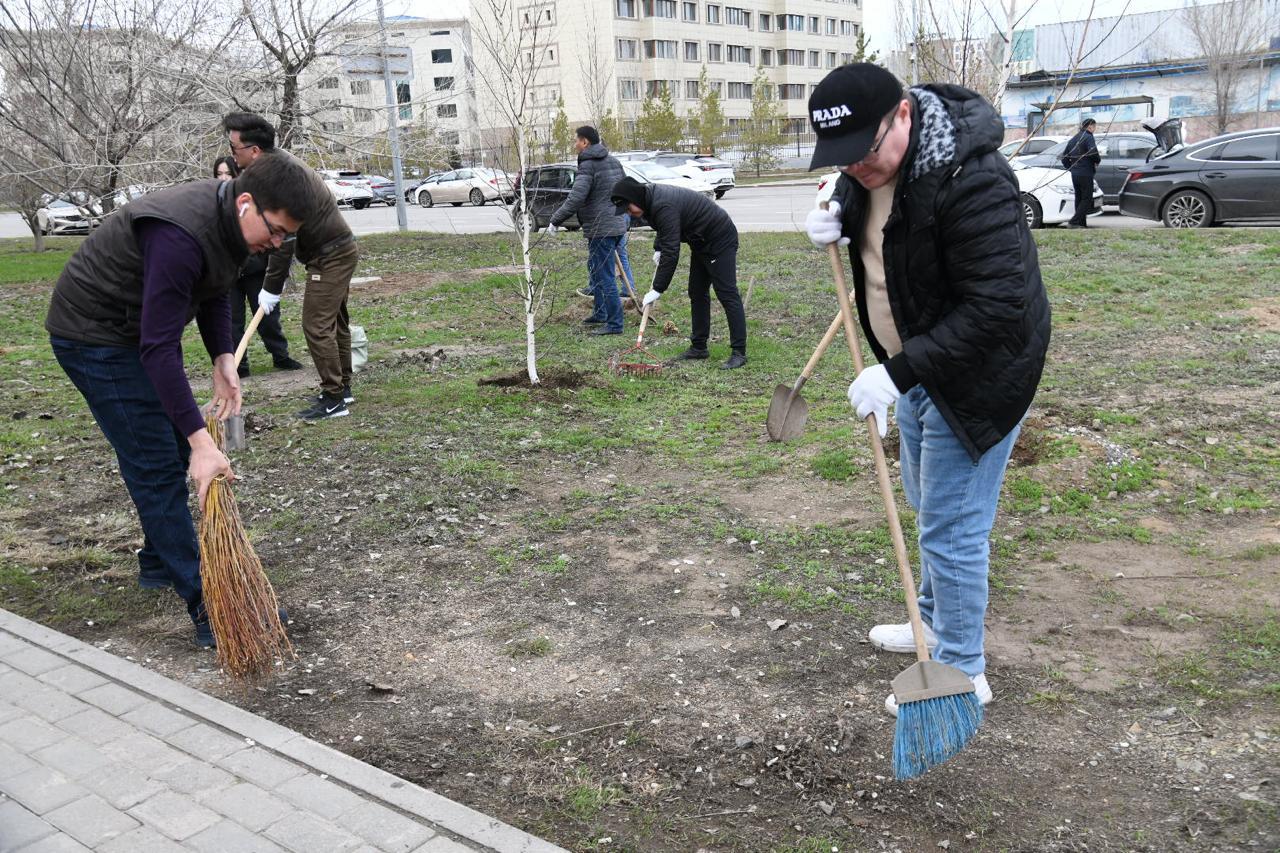Астанада «Киелі мекен» атты экологиялық акция өтіп жатыр