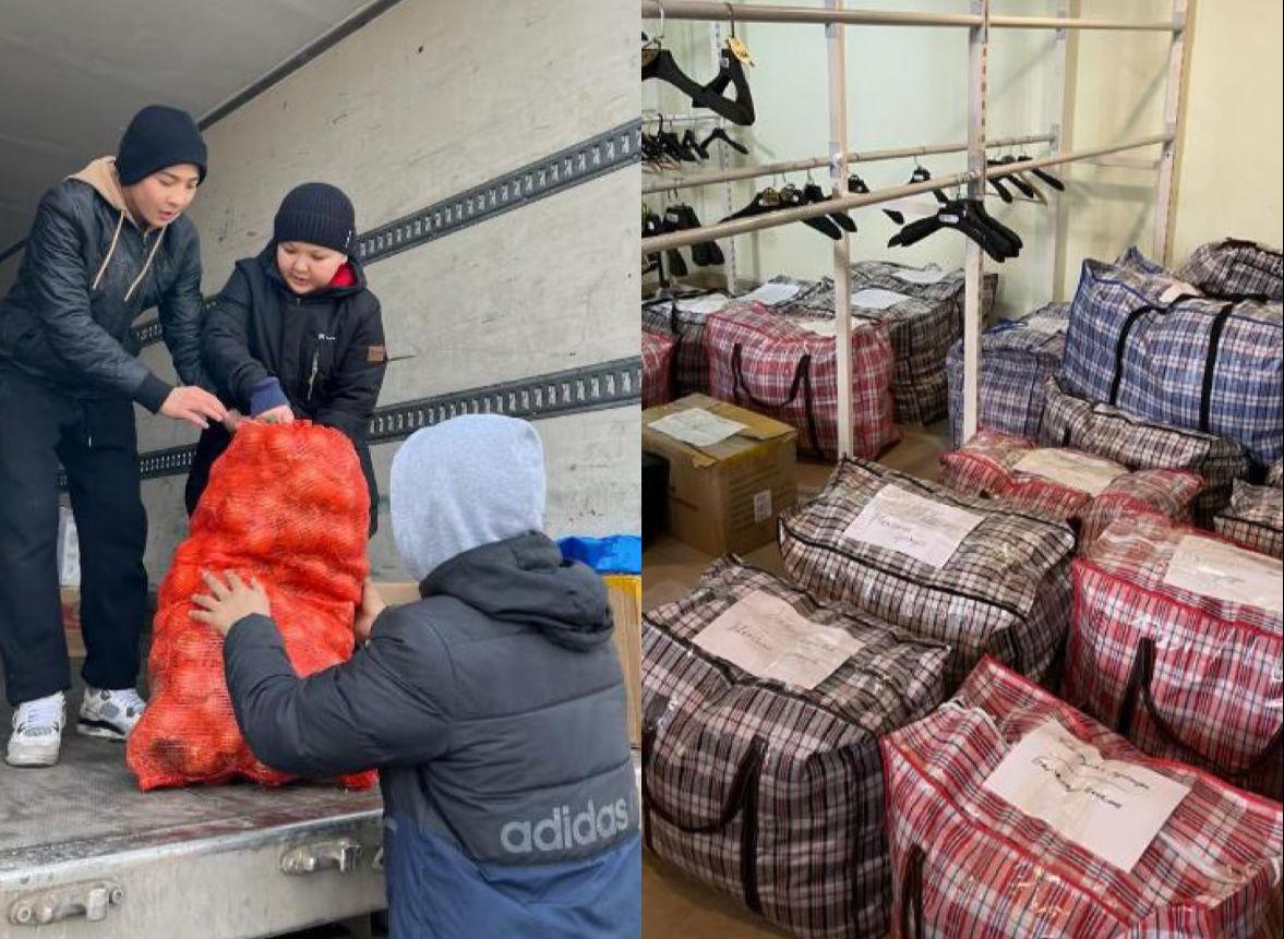 Елордалық үкіметтік емес ұйымдар Ақтөбеге 7 тонна гуманитарлық көмек жіберді